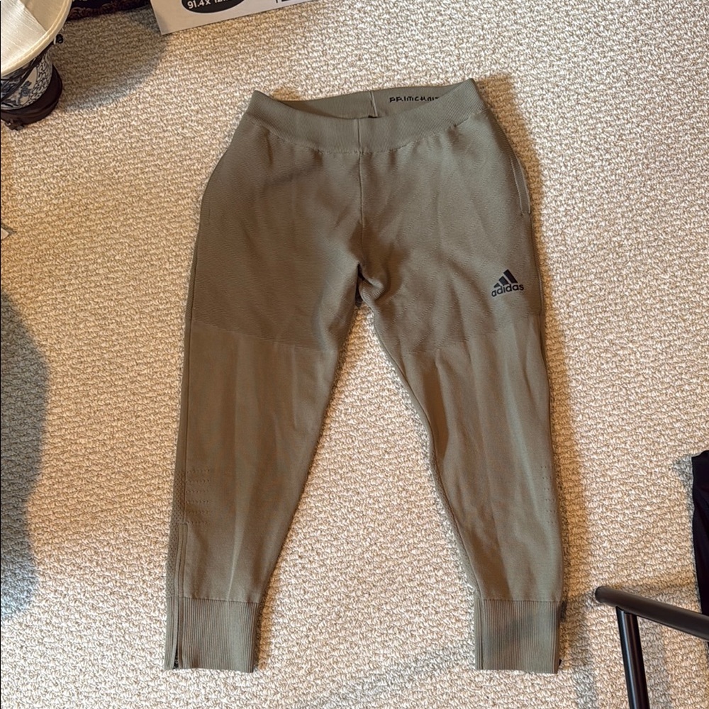 Adidas Primeknit Olive Green Sweats